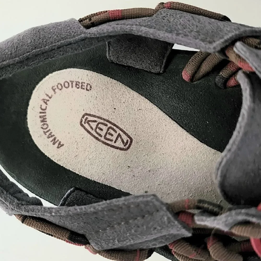 KEEN Uneek ParaCord Bungee Sandals Brown Red Black Mens 10